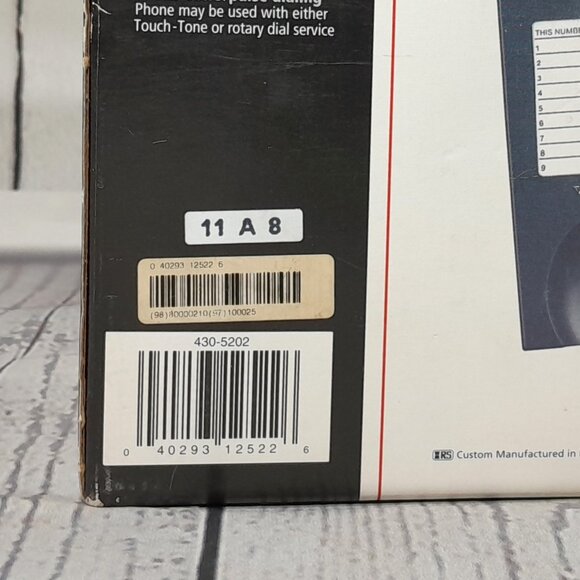 Sprint RadioShack Amplified Handset Telephone 43-5202 Graphite - Picture 8 of 11